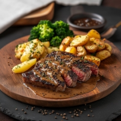 Boeuf sauce poivre Boeuf sauce poivre